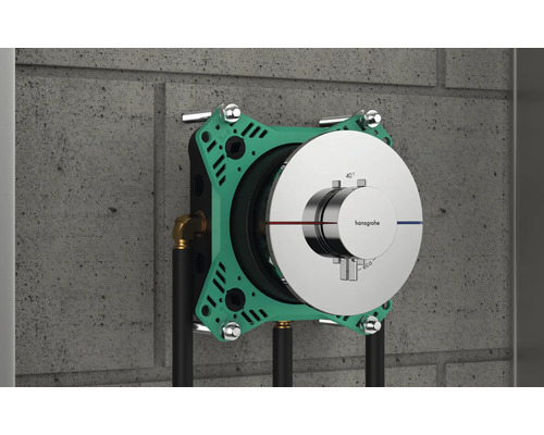 Robinet thermostatique Hansgrohe encastré pour montage mural