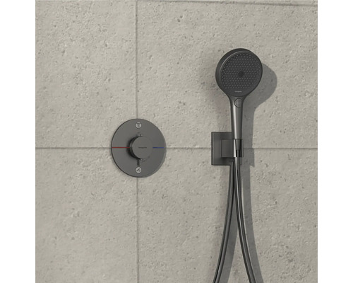 Hansgrohe Handbrausegarnitur mit Aufputz-Thermostat
