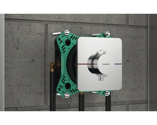 Hansgrohe Fertigset für Unterputz Thermostatarmatur