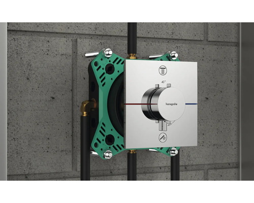 Corps d''encastrement universel Hansgrohe iBox pour robinetteries avec fonction thermostatique