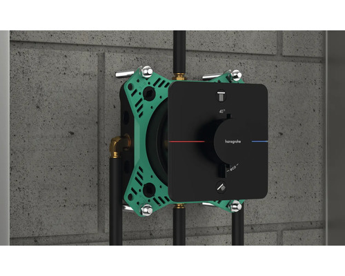 Mitigeur thermostatique encastré pour douche avec logo Hansgrohe