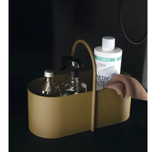 Panier de rangement avec bouteilles de nettoyage