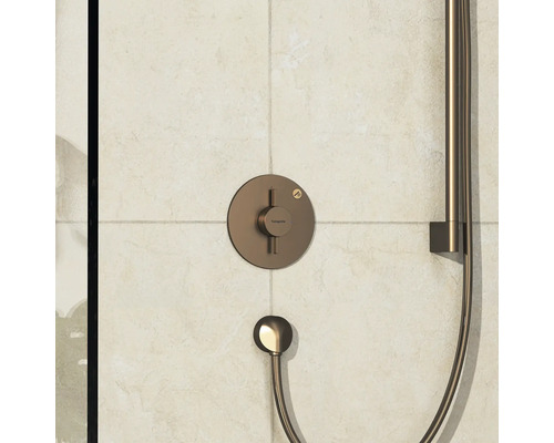 Ensemble de douche avec thermostat apparent pour douche