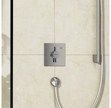 Hansgrohe Logo auf Duscharmatur