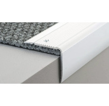 Aluminium Treppenkantenprofil mit Teppich