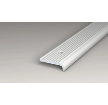 Treppenkantenprofil aus Aluminium mit geriffelter Oberfläche