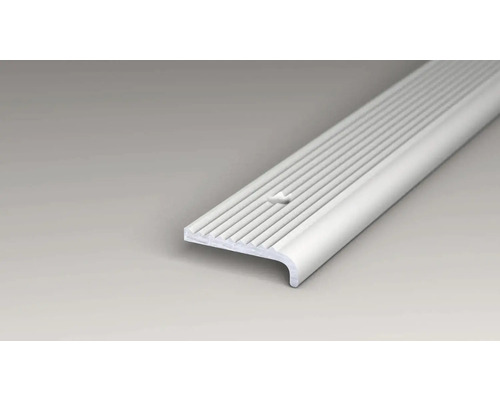 Profil d''arête d''escalier en aluminium avec surface rainurée