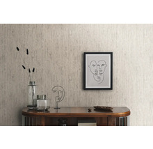 Papier peint intissé 39561-1 Elements II structure bois beige argent