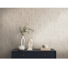 Papier peint intissé 39561-1 Elements II structure bois beige argent