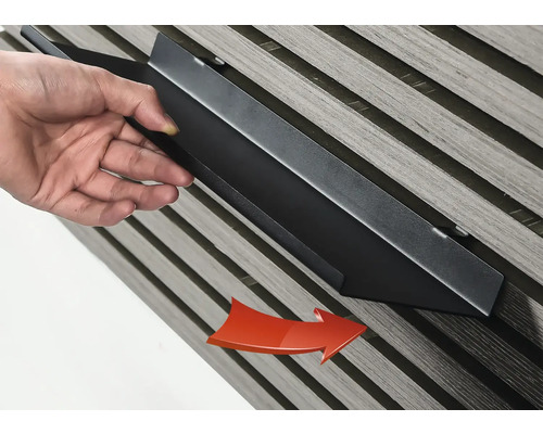 Montage einer Wandpaneel Leiste