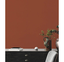 Vliestapete 3957-95 French Affair Uni dezente Struktur rot braun