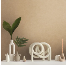 Vliestapete 39938-5 French Affair Unistruktur meliert beige braun