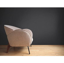 Papier peint intissé 3957-26 French Affair Uni structure discrète noir
