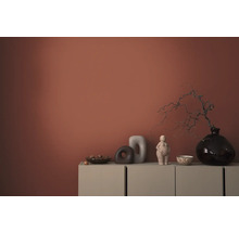 Vliestapete 3957-95 French Affair Uni dezente Struktur rot braun