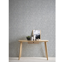 Vliestapete 39656-5 Stories of Life Uni grau silber