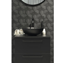 Lavabo à poser Differnz SLIM 39,5 x 39,5 cm noir mat 38.010.80