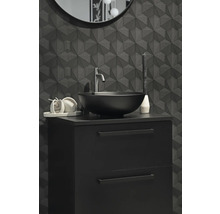 Lavabo à poser Differnz SLIM 39,5 x 39,5 cm noir mat 38.010.80