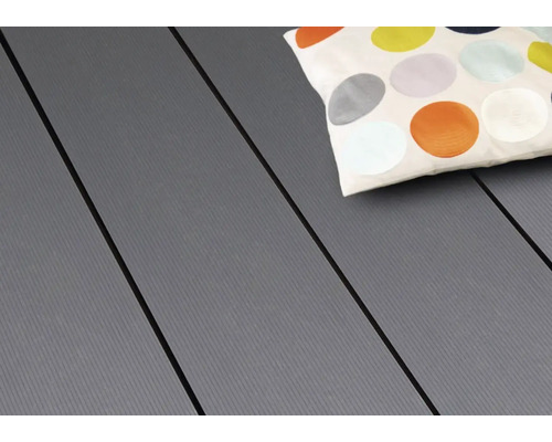 Lames de terrasse en plastique avec coussin