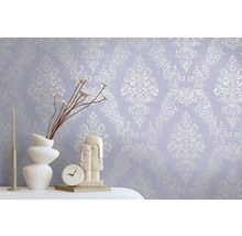 Vliestapete 39765-2 Pure Elegance Barockornament lila glänzend