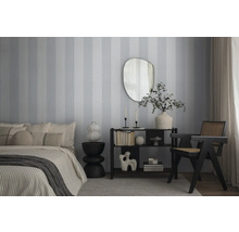 Vliestapete 3979-97 Pure Elegance Landhaus Blockstreifen blau
