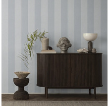 Vliestapete 3979-97 Pure Elegance Landhaus Blockstreifen blau