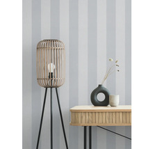 Vliestapete 3979-97 Pure Elegance Landhaus Blockstreifen blau