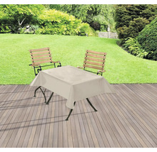 WDK Lacktischdecke beige 110 x 140 cm