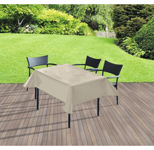 WDK Lacktischdecke beige 130 x 160 cm
