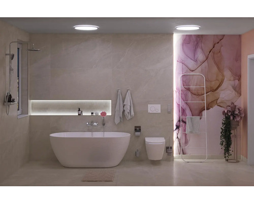 Baignoire îlot Jungborn TWO 75 x 150 cm blanc brillant