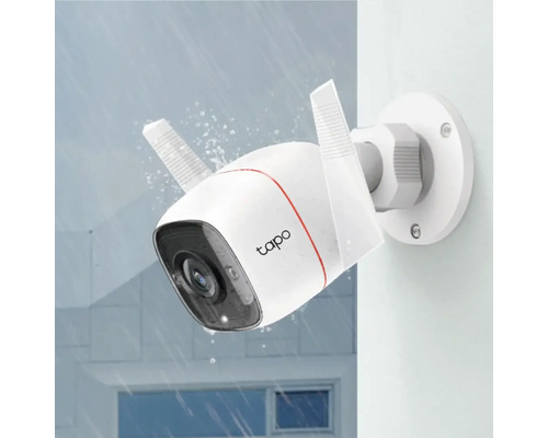 Caméra de surveillance Tapo pour montage mural en extérieur