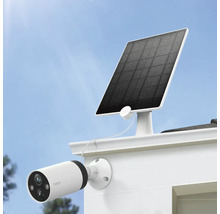 Caméra extérieure avec panneau solaire pour l''alimentation