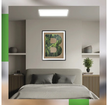 Plafonnier LED 14W 3000 lm 4000 K 3x25x20 cm Tava blanc Backlight