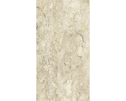 Papier peint intissé 45766 Struktura aspect carrelage beige Carrelage de sol avec motif de pierre