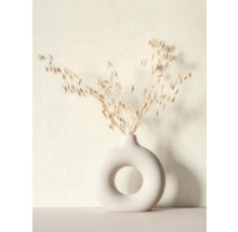 Dekorative Haferzweige in einer Vase mit Ringdesign