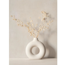 Vase décoratif avec fleurs séchées