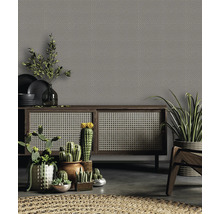 Papier peint décoratif avec motif géométrique dans le salon