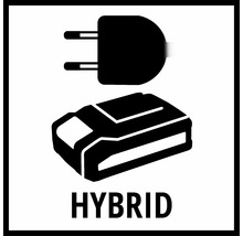 Symbole pour entraînement hybride