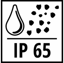 Symbole IP65 : Protection contre les jets d''eau et la poussière