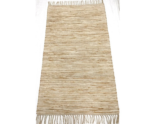 Tapis rectangulaire avec franges