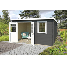 Gartenhaus aus Holz mit Fenster und Doppeltür