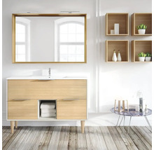 Tarrox Möbelfuß SCANDIA Ø 24-48 x 150 mm Holz buche weiß 1 Stück