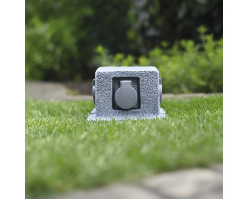 Gartendose zur Stromversorgung im Aussenbereich