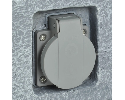 Aussensteckdose mit Klappdeckel