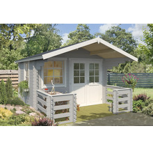 Gartenhaus aus Holz mit Veranda und Fenster