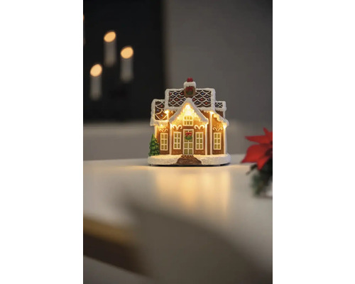Lampe décorative maison en pain d''épices pour la période de Noël