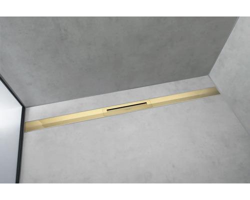 Wandablauf im modernen Badezimmer