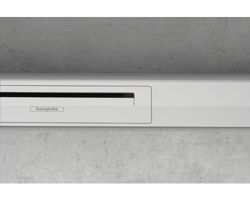 Hansgrohe Logo auf einer Badezimmerarmatur