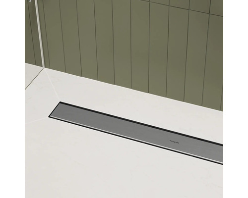 Caniveau de douche Hansgrohe dans la salle de bain