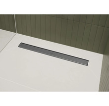 Bodenebene Dusche mit Duschrinne