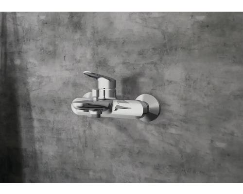 Wand-Brausemischer aus Metall